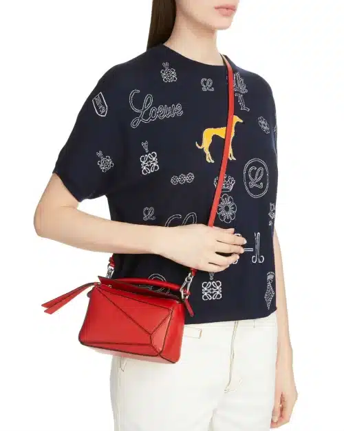 Loewe Puzzle Mini Calfskin Leather Bag