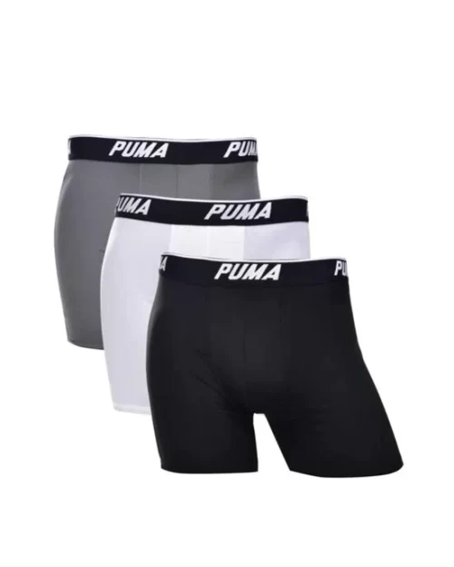 Puma Men's 3 Pack Cotton Boxer Briefs