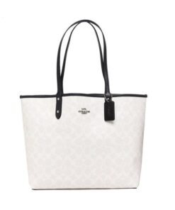 Coach Reversible Blocked Signature Tote+Wristlet