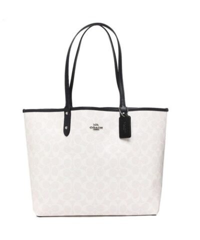 Coach Reversible Blocked Signature Tote+Wristlet