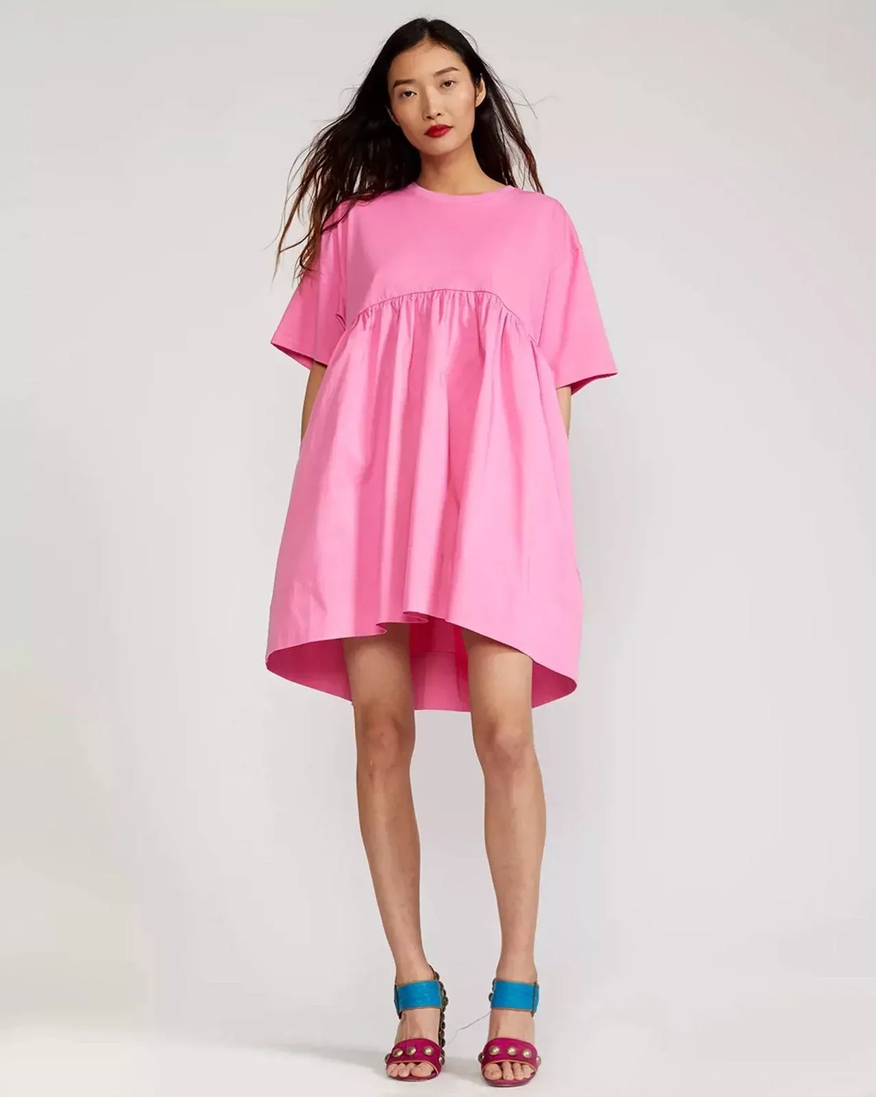 Cynthia Rowley Bree T-Shirt Dress, Neonp