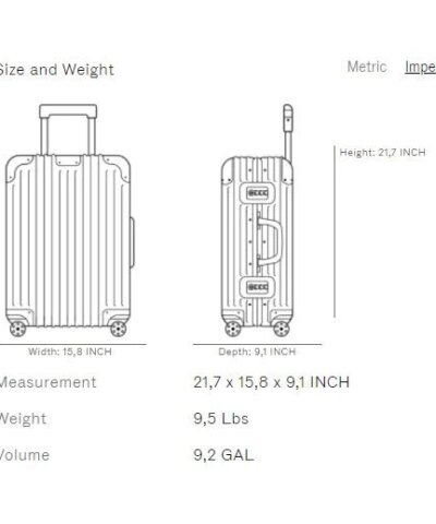 Rimowa Original Cabin, Mars