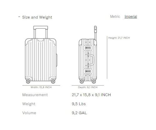 Rimowa Original Cabin, Mars