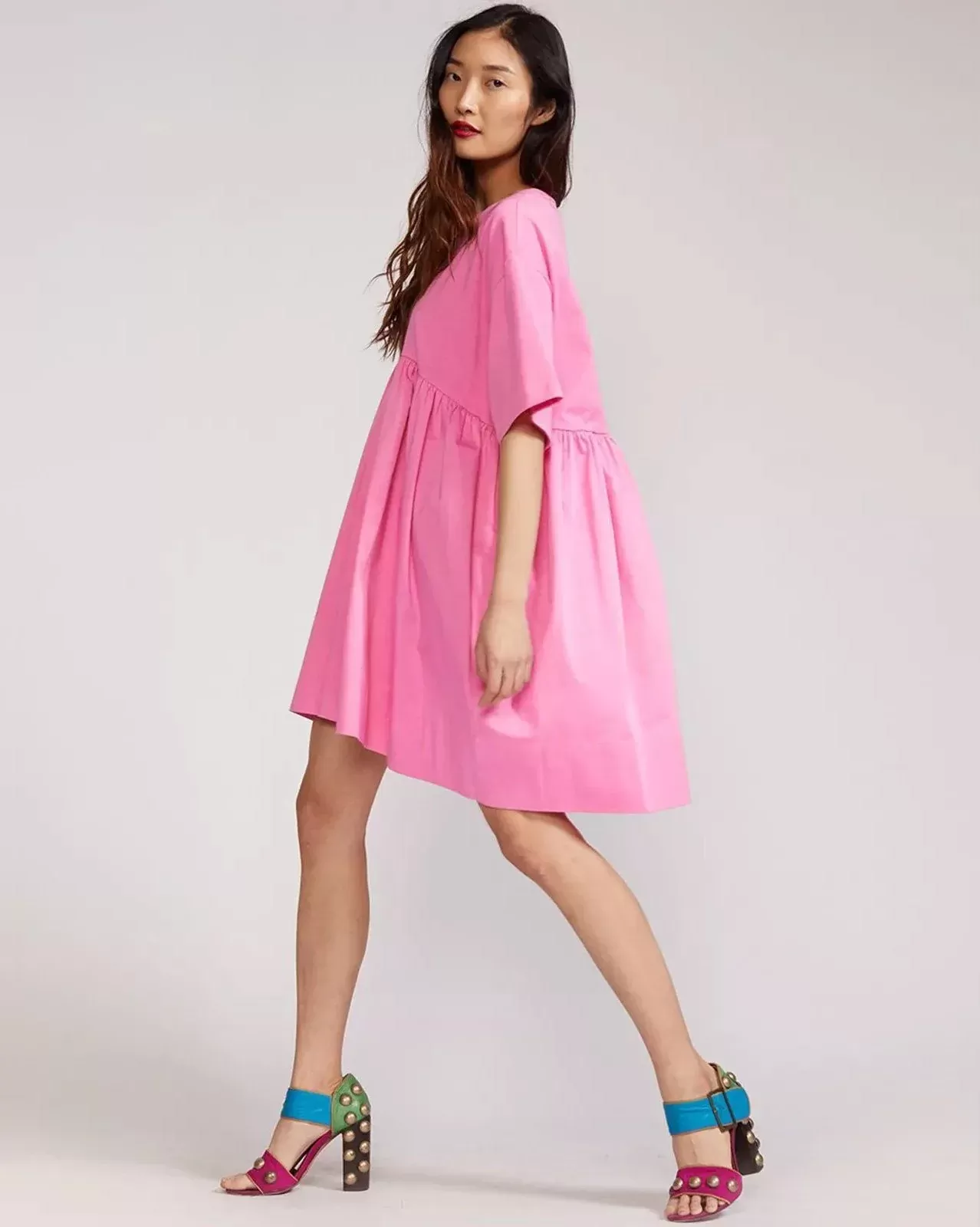 Cynthia Rowley Bree T-Shirt Dress, Neonp