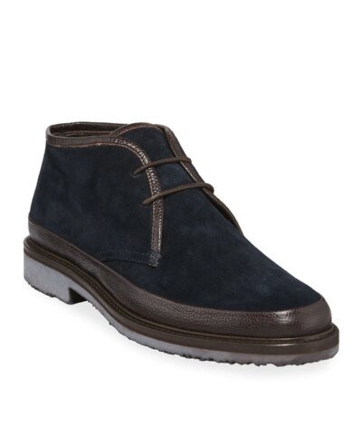 Ermenegildo Zegna Trivero Suede Chukka Boots