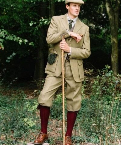 Cordings House Check Action Back Tweed Jacket