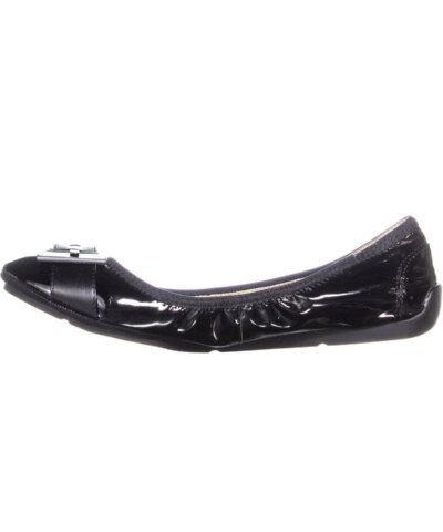 Marc Fisher Women's Natural Rosa Buckle Ballet Flats