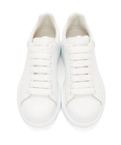 Alexander McQueen Women's White Oversized Sneakers