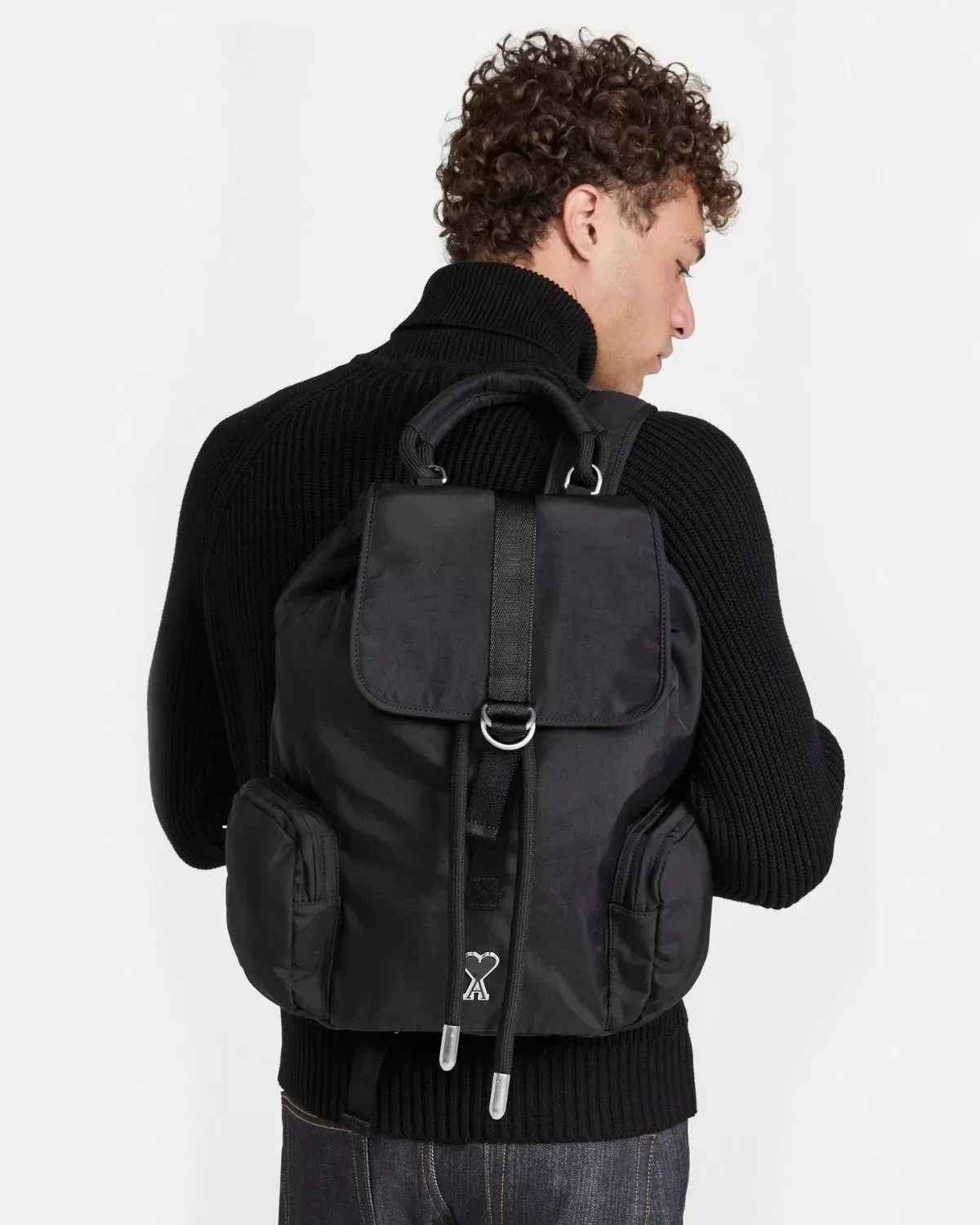 Ami Paris Ami De Coeur Backpack