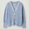 COS Knitted Mouline-Knit Cardigan