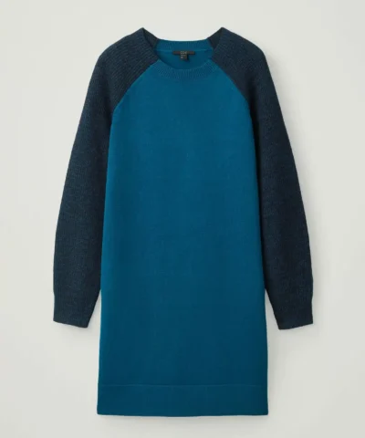 COS Raglan-Sleeved Wool-Alpaca Dress