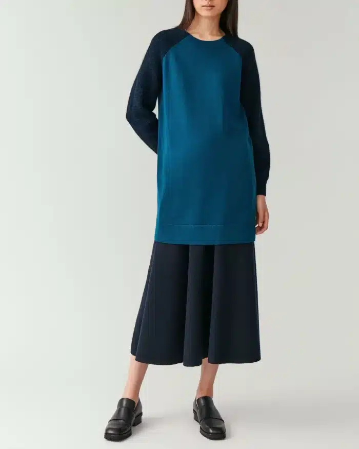 COS Raglan-Sleeved Wool-Alpaca Dress