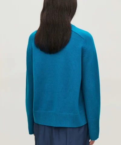 COS Cashmere Sweater Whit Rib Detail