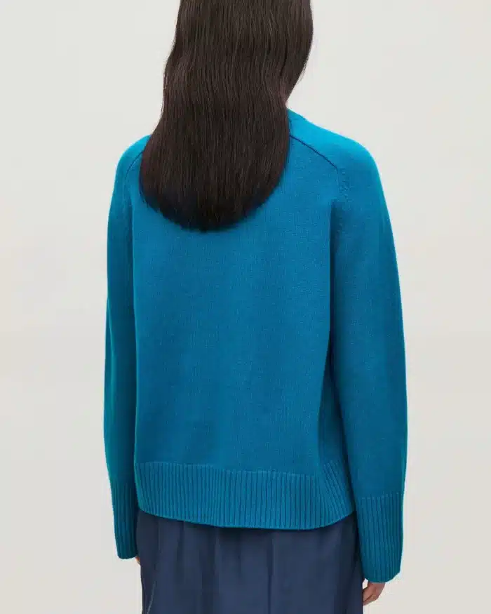 COS Cashmere Sweater Whit Rib Detail