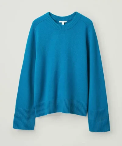 COS Cashmere Sweater Whit Rib Detail