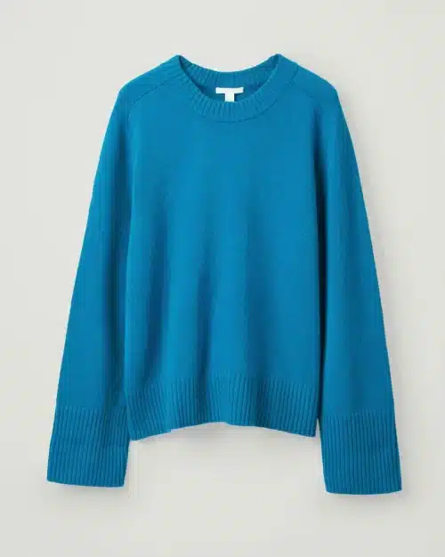 COS Cashmere Sweater Whit Rib Detail