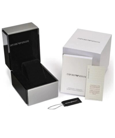 Emporio Armani Men's Chronograph Gunmetal Dress Watch AR1979