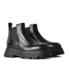 Ash Edition Black Leather Ankle Boots