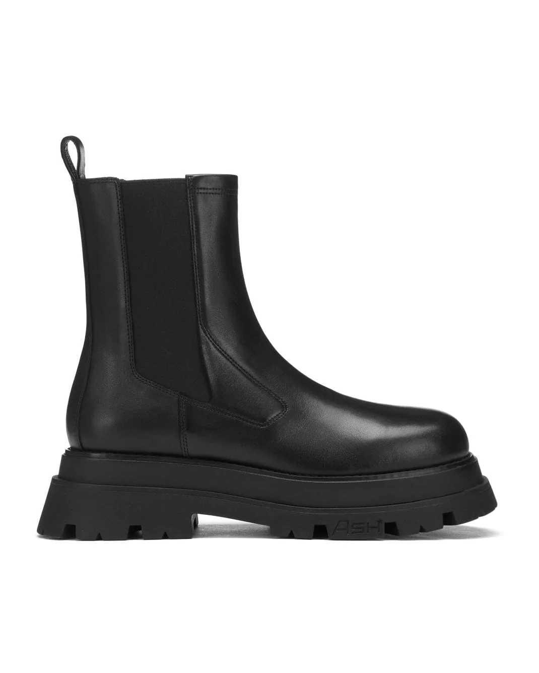 Ash Elite Tall Boots In Black Leather