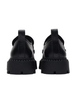 Ash Genial Bis Loafers In Black Leather