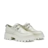 Ash Laslo White Leather Lace Brogues