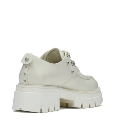 Ash Laslo White Leather Lace Brogues