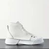JW Anderson Panelled Lace-Up Sneakers, White