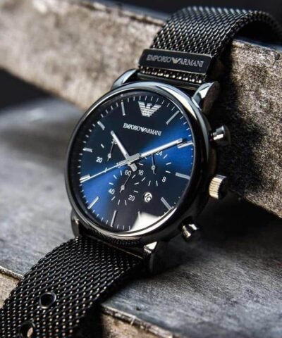 Emporio Armani Men's Chronograph Gunmetal Dress Watch AR1979