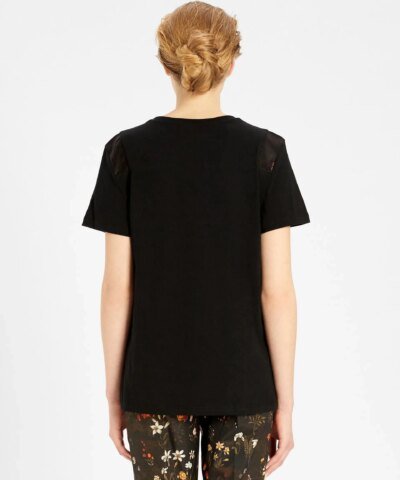 Max Mara Printed Cotton Jersey T-Shirt, Black