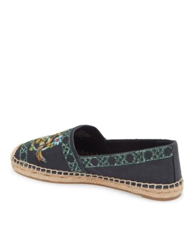 Tory Burch Beaded & Embroidered Canvas Espadrille