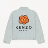 Kenzo 'Boke Flower' Embroidered Denim Trucker Jacket