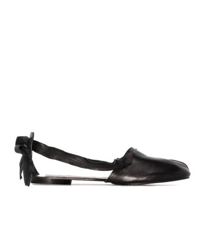 Maison Margiela Tabi Ballerina Shoes, Black