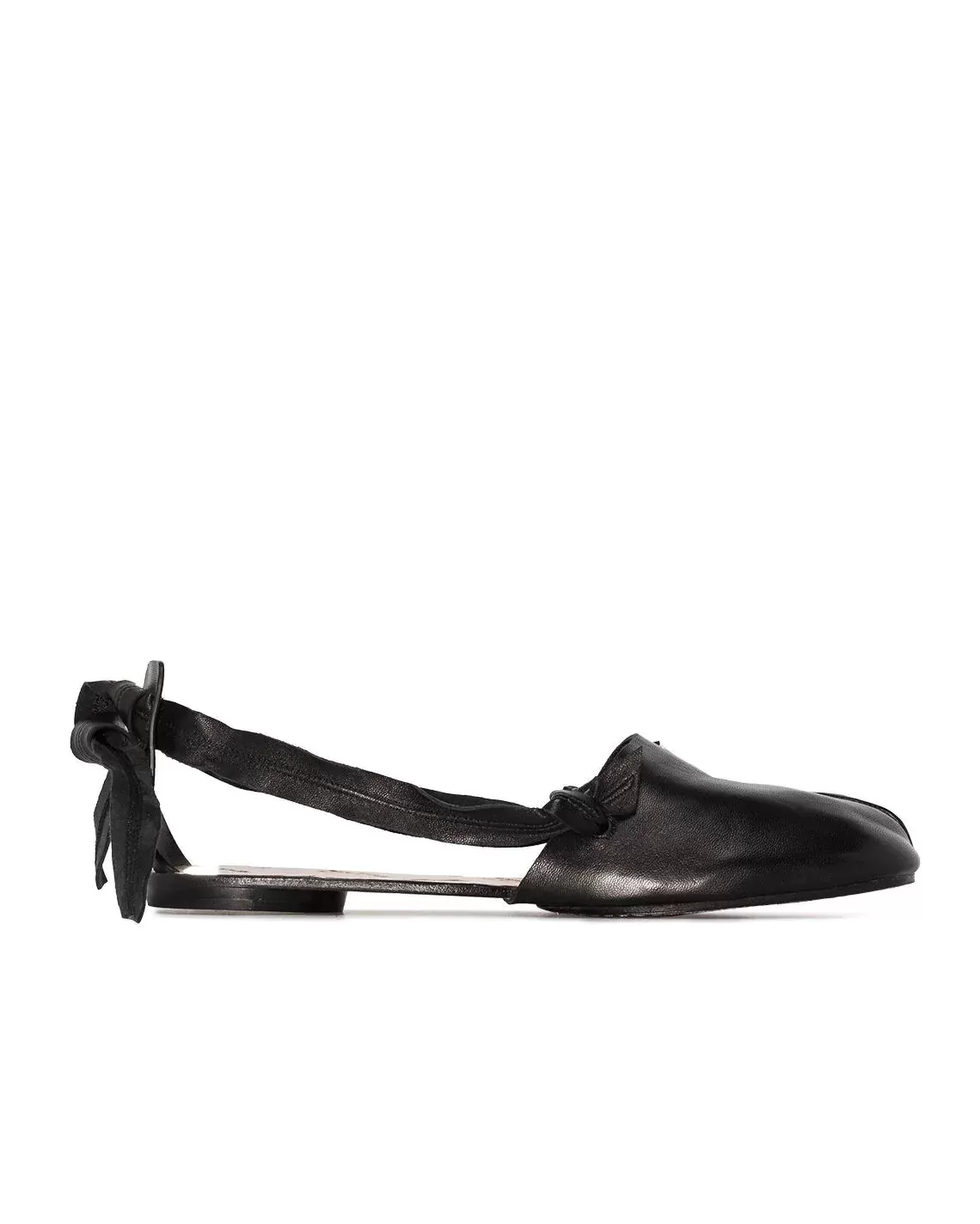 Maison Margiela Tabi Ballerina Shoes, Black