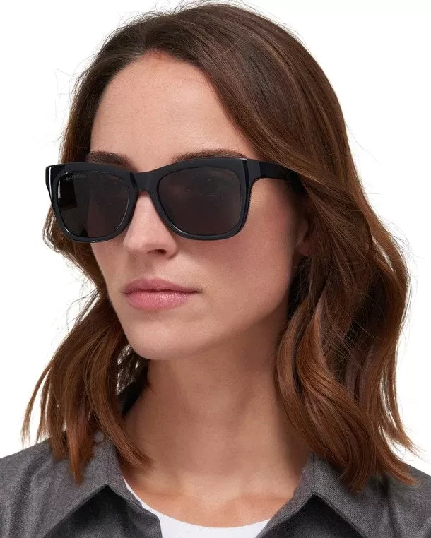 Balenciaga Black Side D-Frame 0151S Sunglasses