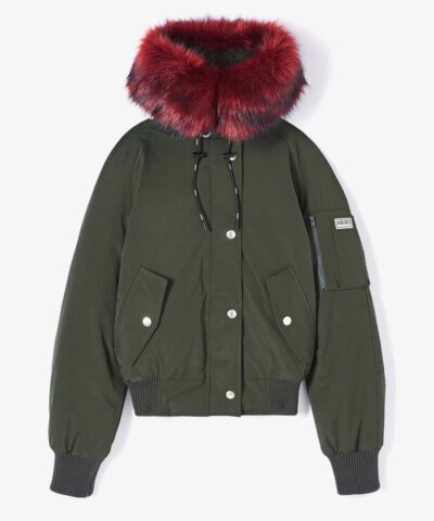 Kenzo Short Parka Jacket With Hood