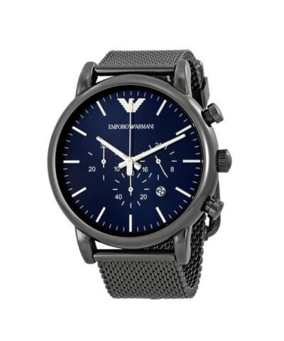 Emporio Armani Men's Chronograph Gunmetal Dress Watch AR1979