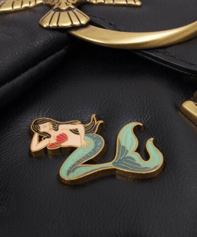 Pinko Mini Love Bag Puff Summer Pins, Black