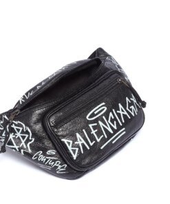 Balenciaga Graffiti Explorer Belt Bag Leather Medium