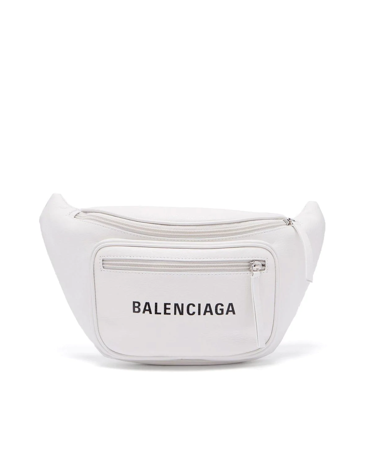 Balenciaga Men's White Everyday Leather Belt Bag