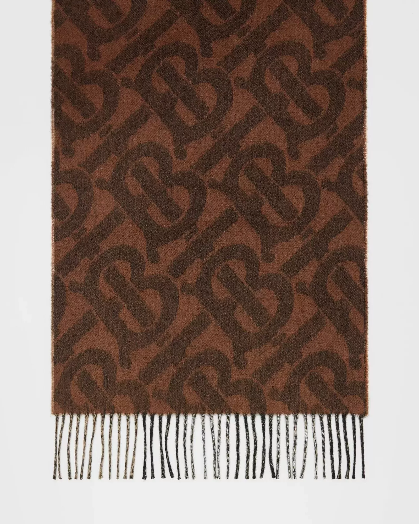 Burberry Reversible Check and Monogram Cashmere Scarf