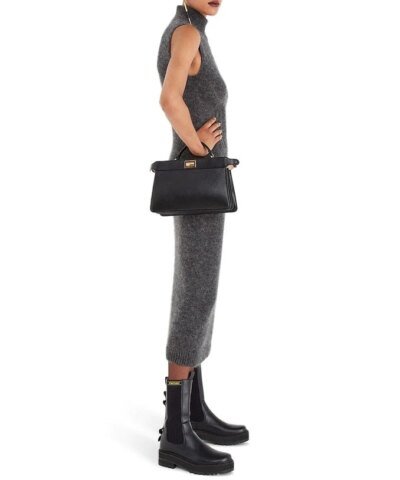 Fendi Black Promenades Biker Boots