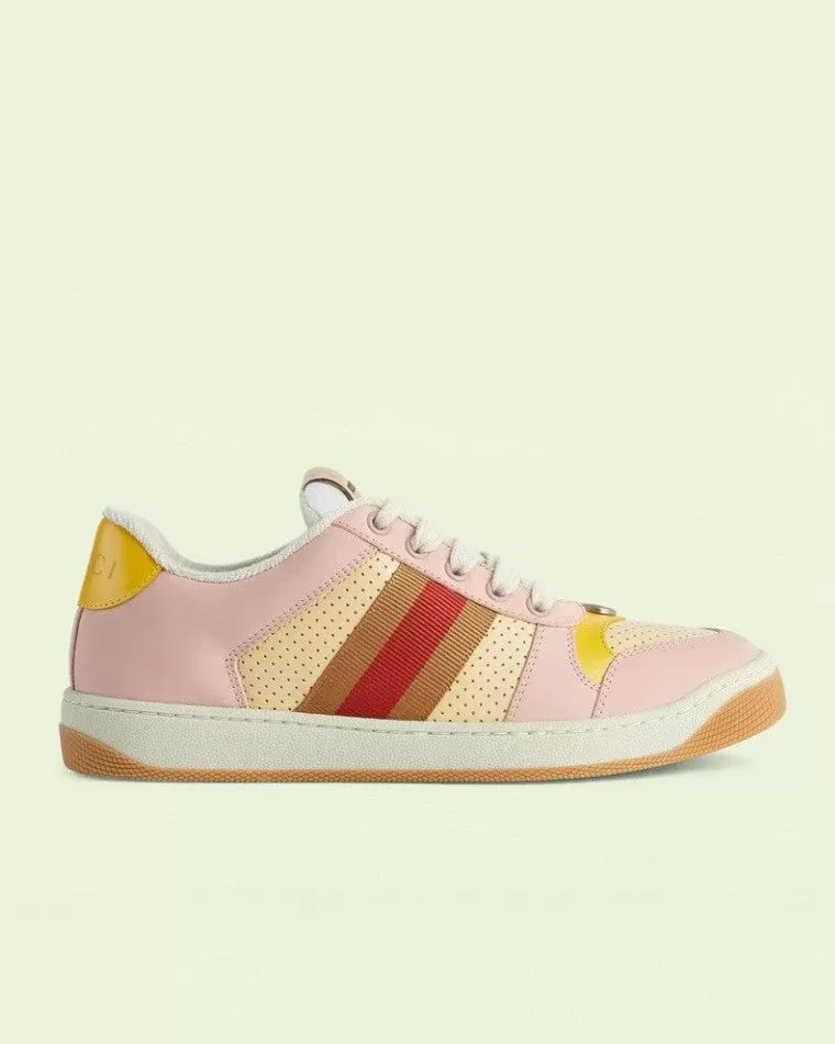 Gucci Women's Pink Lovelight Screener Sneaker