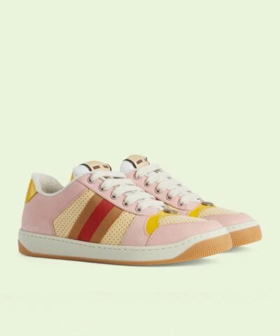 Gucci Women's Pink Lovelight Screener Sneaker