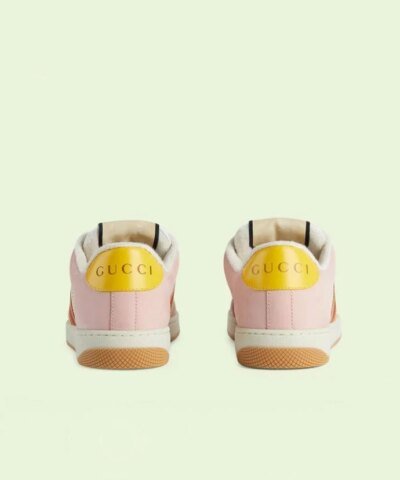 Gucci Women's Pink Lovelight Screener Sneaker