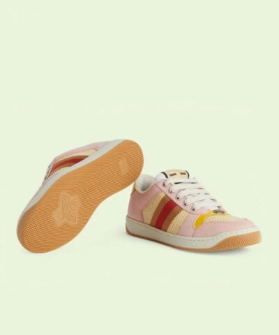 Gucci Women's Pink Lovelight Screener Sneaker