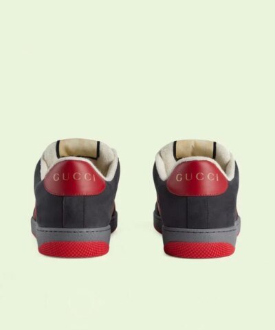 Gucci Women's Black Suede Lovelight Screener Sneaker