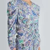 Isabel Marant Albi Abstract-Print Silk Dress