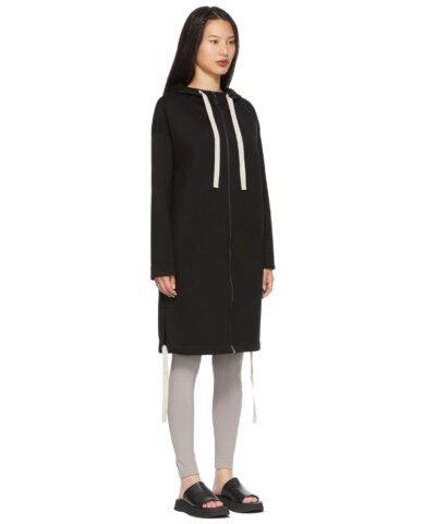 'S Max Mara Black Adesso Zip-Up Hoodie