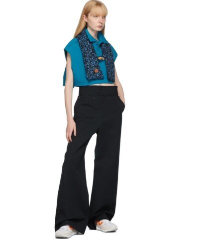 Ader Error Blue & Navy Petit Muffler Scarf