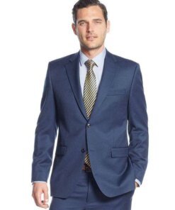 Donald J. Trump 2 Piece Suit Medium Blue Solid-DONALD J TRUMP-Fashionbarn shop